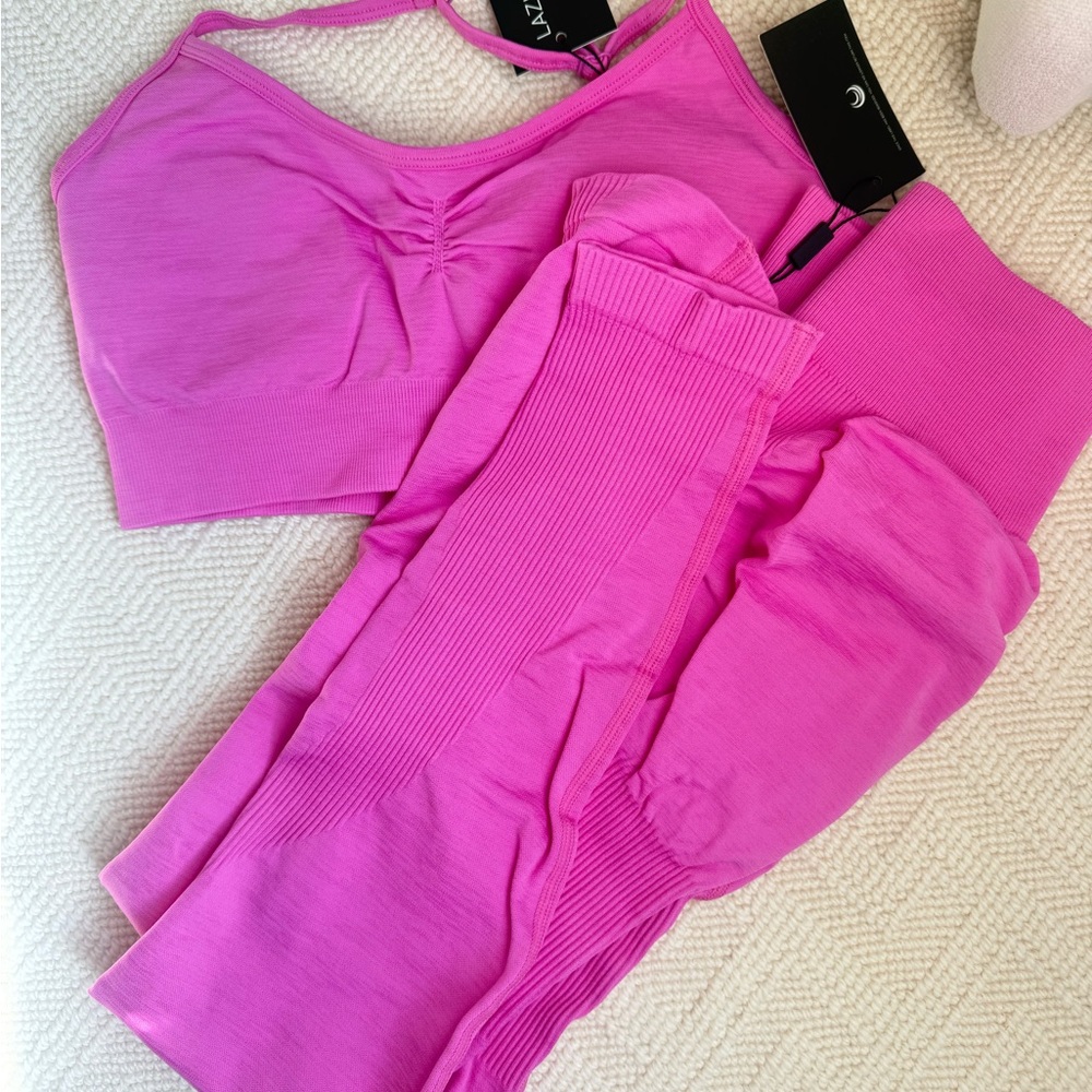 NWT Lazuli Label leggings and bra set - Picture 2 of 6